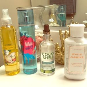 Bath and body works lot - 3 sprays, 1 lotion